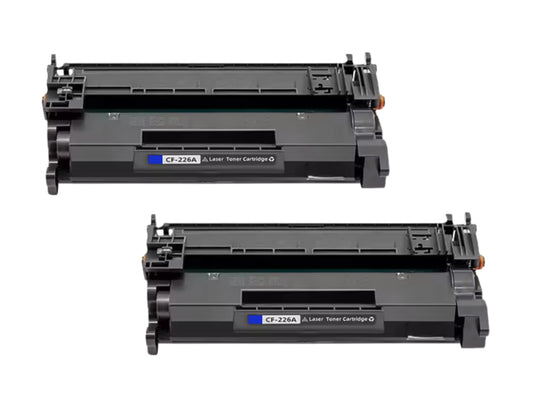 Pack of 2 - Compatible HP 26A (CF226A) Toner Cartridge