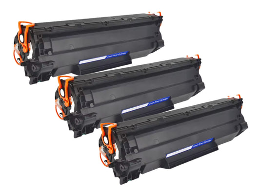 Pack of 3 - Compatible HP 85A (CE285A) Toner Cartridge